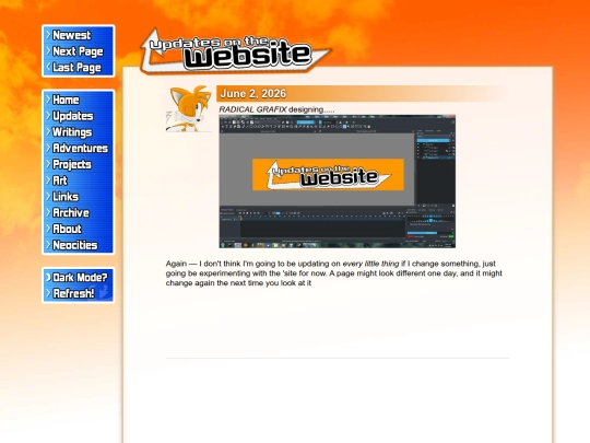 updates screenshot