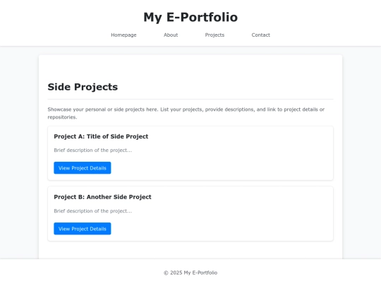 side_projects screenshot