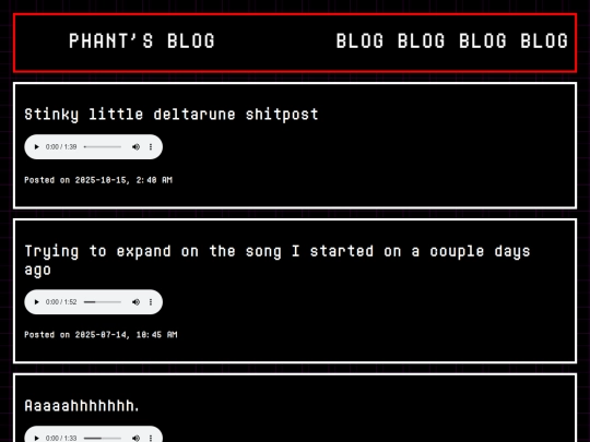 blog screenshot