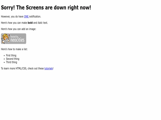 index screenshot