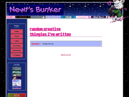 writing screenshot