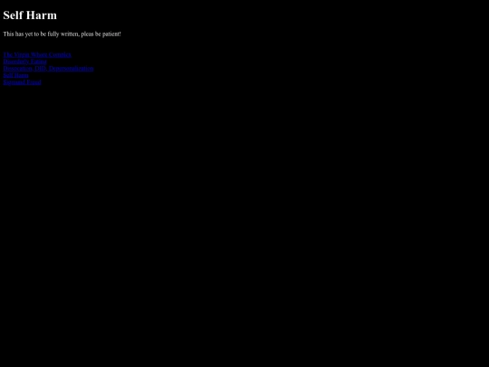 selfharm screenshot