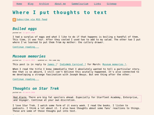 blog screenshot