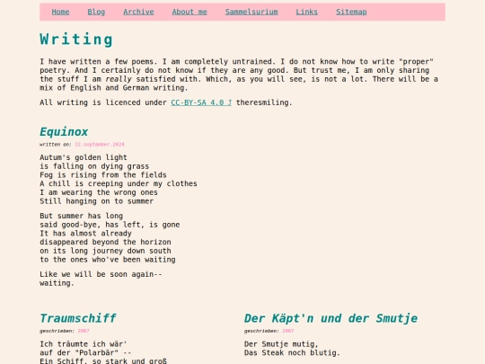 writing screenshot