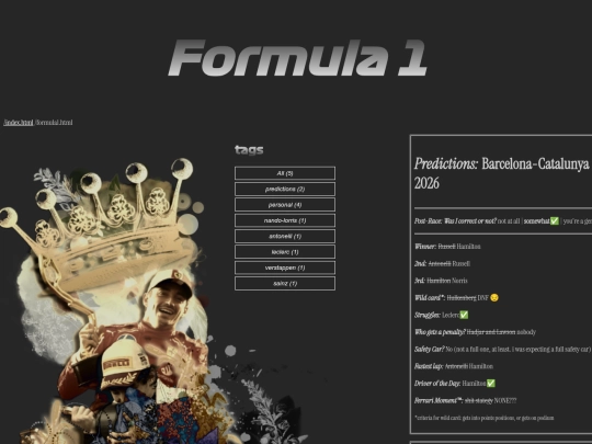 formula1 screenshot