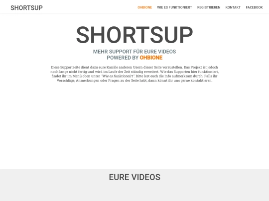 shortSupport screenshot