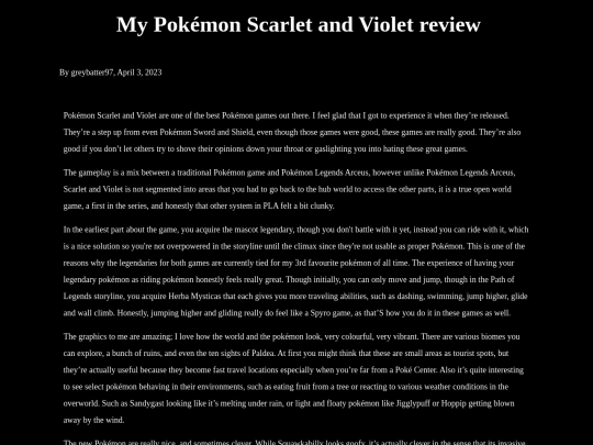 scarletandvioletreview screenshot
