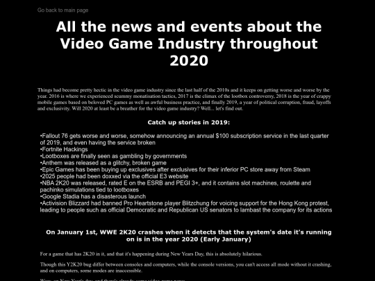 videogamenews2020 screenshot
