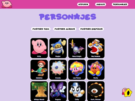 personajes screenshot