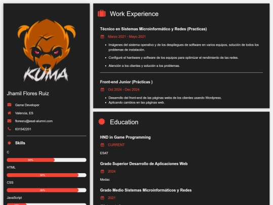 portfolio_jhamil/portolio screenshot