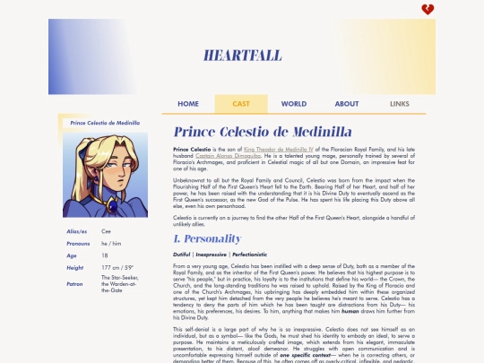 cast/celestio screenshot