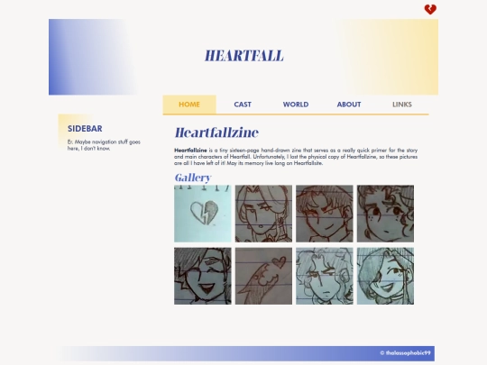 home/heartfallzine screenshot