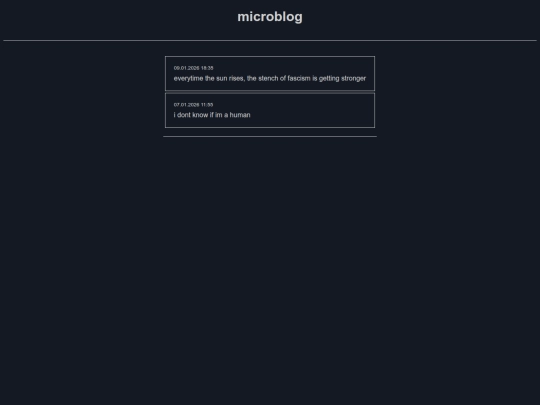 microblog screenshot