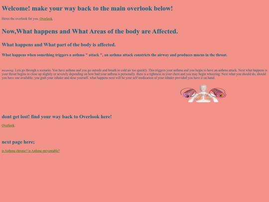 Areas-and-Symptoms screenshot
