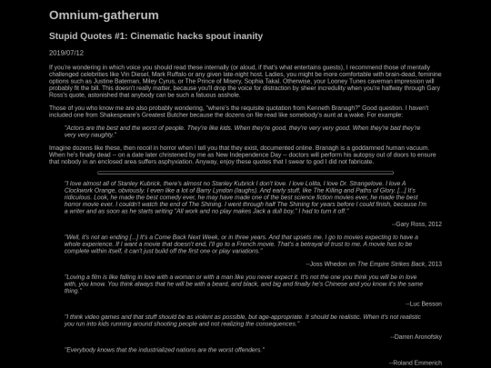 Omnium-gatherum/2019-07-12 screenshot