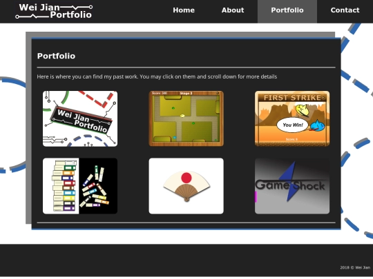 portfolio screenshot