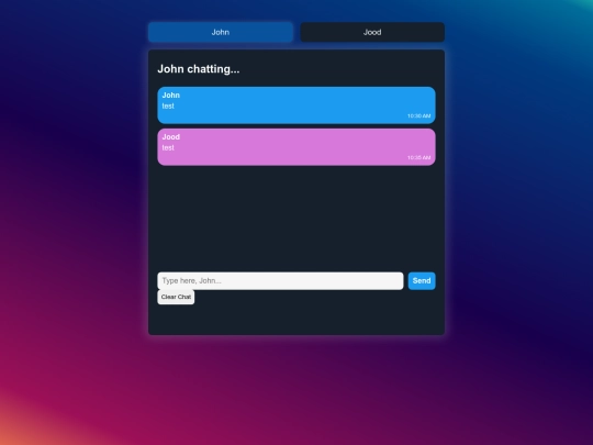 chat screenshot
