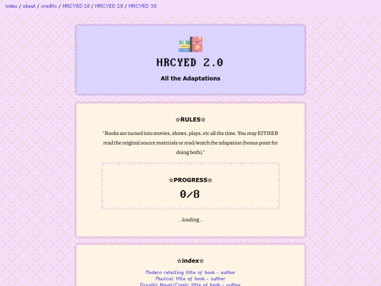 hrcyed2/adaptations screenshot