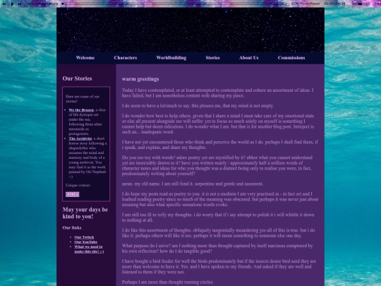 Pages/Blog Posts/Omachas_Amblings/if-you-are-reading-this-please-let-yourself-exist screenshot