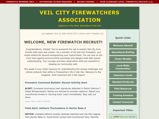 FirewatchersIntro screenshot