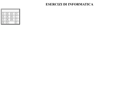 PCTO/calcolatrice screenshot
