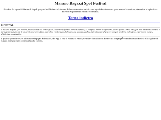PCTO/maranospotfestival screenshot