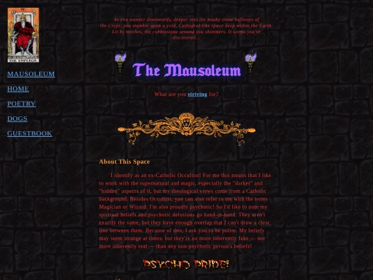 Mausoleum/Welcome screenshot