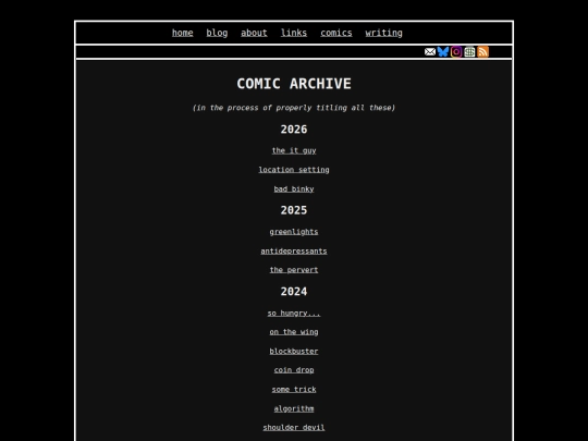 comic/archive screenshot