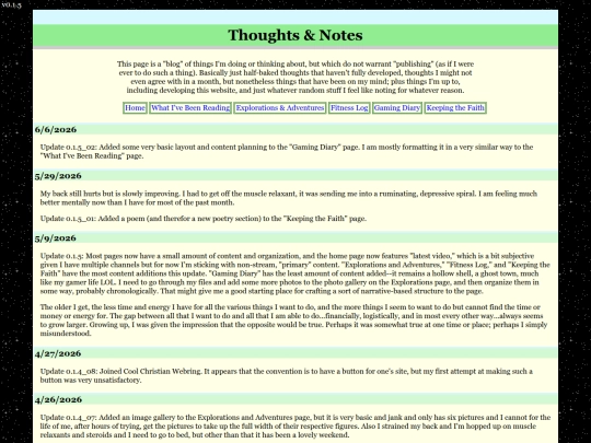 notes screenshot