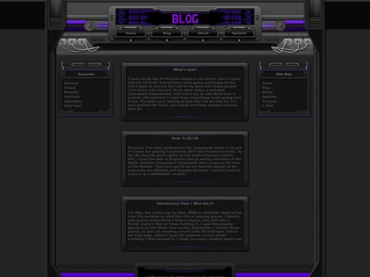 blog screenshot