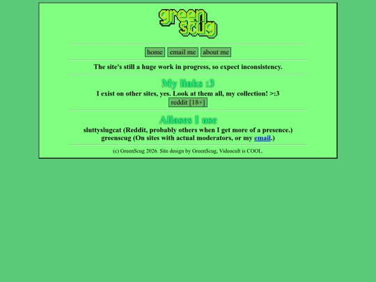 links screenshot