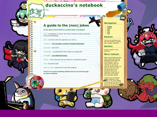 references screenshot