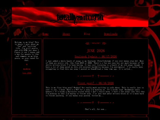 blog screenshot