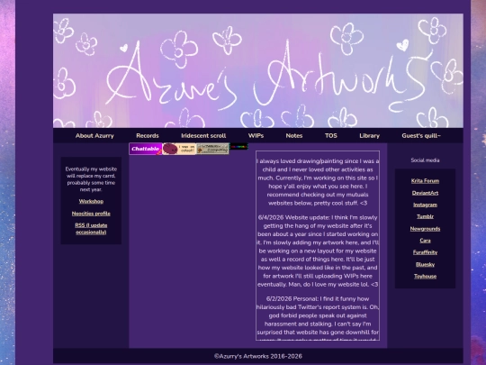 Welcome screenshot