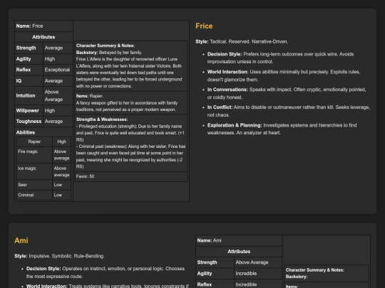 RavenLockCharacters screenshot