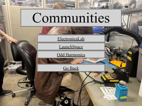 Communities screenshot
