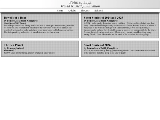 Articles screenshot