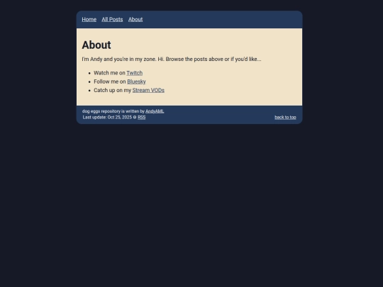 info/about screenshot