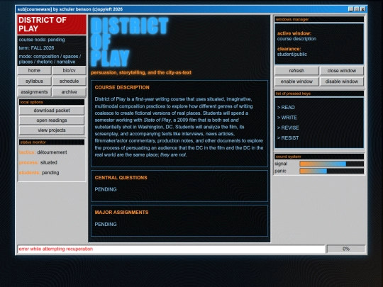 projects/districtofplay screenshot