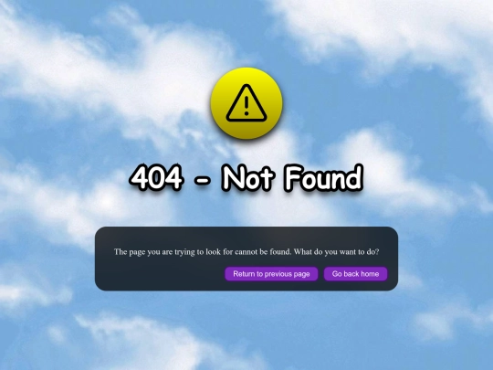 not_found screenshot