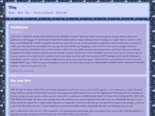blog screenshot
