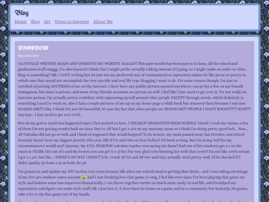 blogposts/freedom screenshot