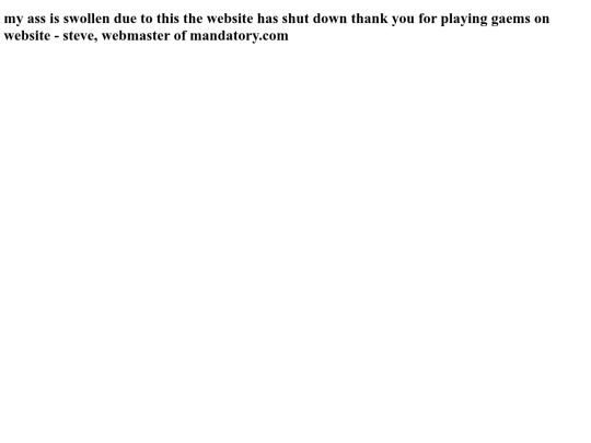 mandatory screenshot