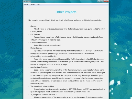other-projects screenshot