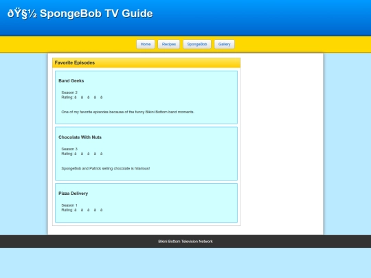 spongebob screenshot