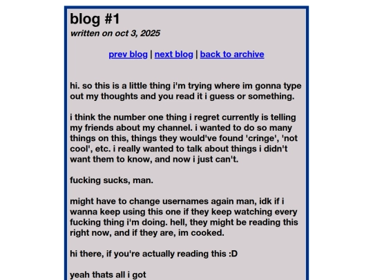 BLOGS/1 screenshot