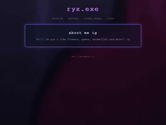 index screenshot