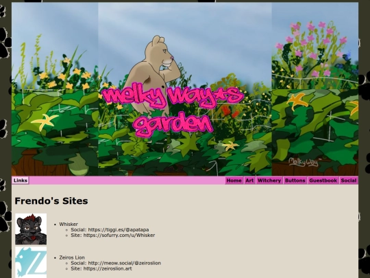 links screenshot