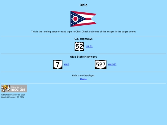 roadsigns/ohio screenshot