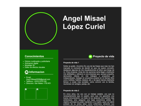 menu/curriculum screenshot